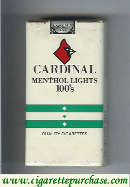 Cardinal Menthol Lights 100s cigarettes